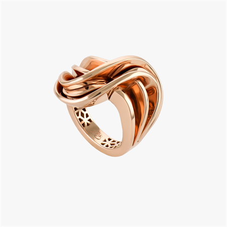 pink-gold-ring-fractal-collection-8506 انگشتر فراکتال طلای رزگلد - تصویر 1