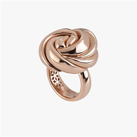 pink-gold-ring-fractal-collection-8846 انگشتر فراکتال طلای رزگلد - تصویر 1